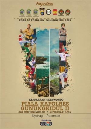 Kejuaraan KAPOLRES GUNUNG KIDUL TAEKWONDO CHAMPIONSHIP II TH.2025 Pengkab TI GK - GRIND ti-ukdcsurabaya.com